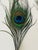 1970s Fab Peacock Feathers Pair of Lamp Finials For Sale - Image 4 of 5