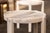 Alabama Sawyer Small Contemporary Light Color Wood Side Table With Metal Details For Sale - Image 4 of 7