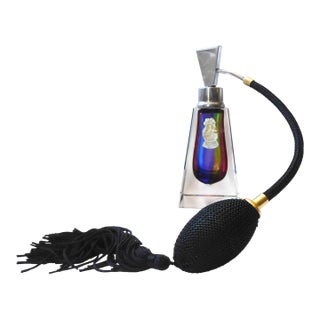 Imperlux Multi Color Crystal Perfume Bottle For Sale