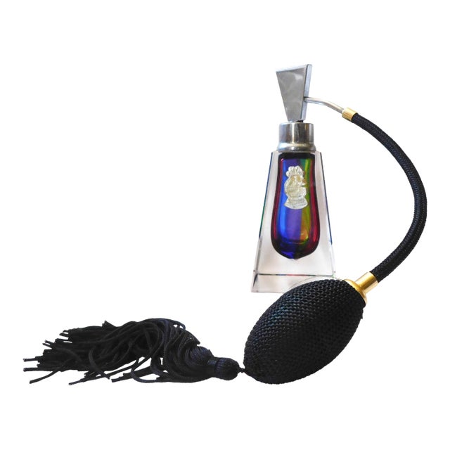 Imperlux Multi Color Crystal Perfume Bottle For Sale