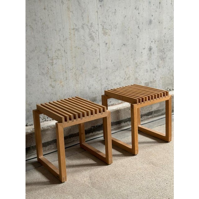 Mid-Century Modern Cutter Tables by Niels Hvass for Trip Trap, 1970s, Set of 2 For Sale - Image 3 of 8