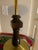 Mid 20th Century Hollywood Regency Brass and Turned Wood Smoking Stand Ashtray For Sale - Image 6 of 11