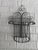Vintage French Wrought Iron Wall-Mounted Scrollwork Plant Garden Basket 13” Tall X 11” Wide For Sale - Image 4 of 7