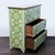 Pottery Barn Pottery Barn Green Patterned 3-Drawer Dresser/Desk For Sale - Image 4 of 12
