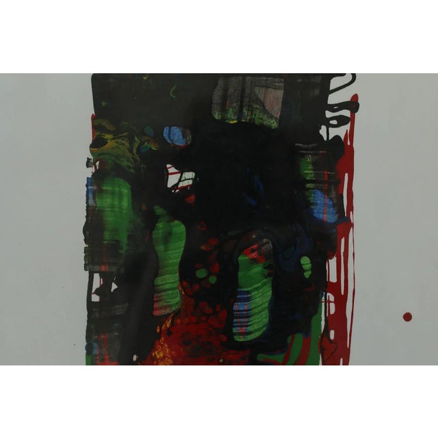 Mid-Century Modern Rosario Calì, Hermetic Chromatism, 1960s, Mixed Media, Framed For Sale - Image 3 of 5