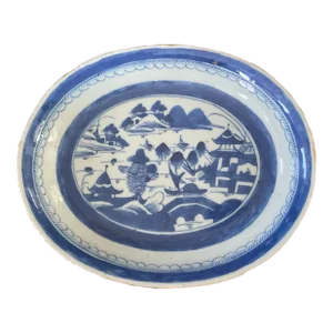 18th Century Canton Ware Small Platter