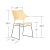 David Francis Osaka Armchairs, Natural - Set of 6 For Sale In West Palm - Image 6 of 7