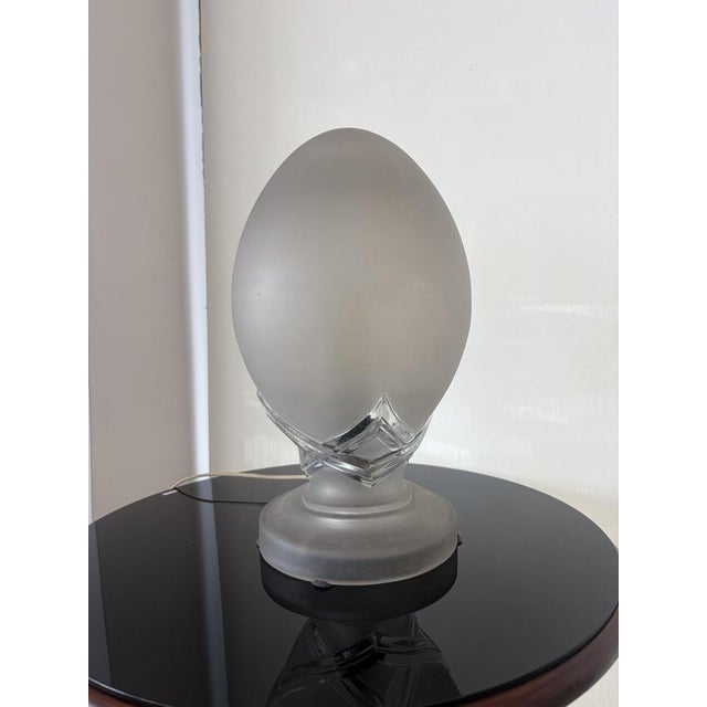 Vintage Murano Glass Table Lamp by Tommaso Barbi, 1980s For Sale - Image 8 of 13
