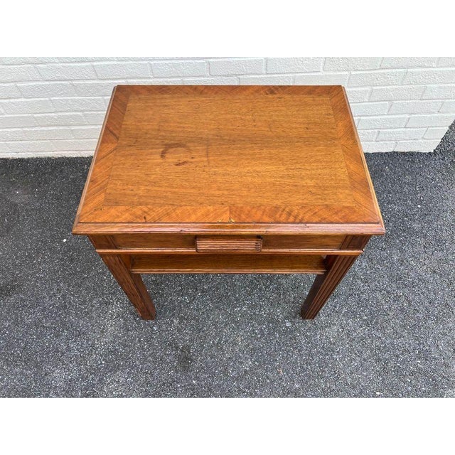 Mid 20th Century Mid 20th Century Mahogany Inlaid Side Table For Sale - Image 5 of 18