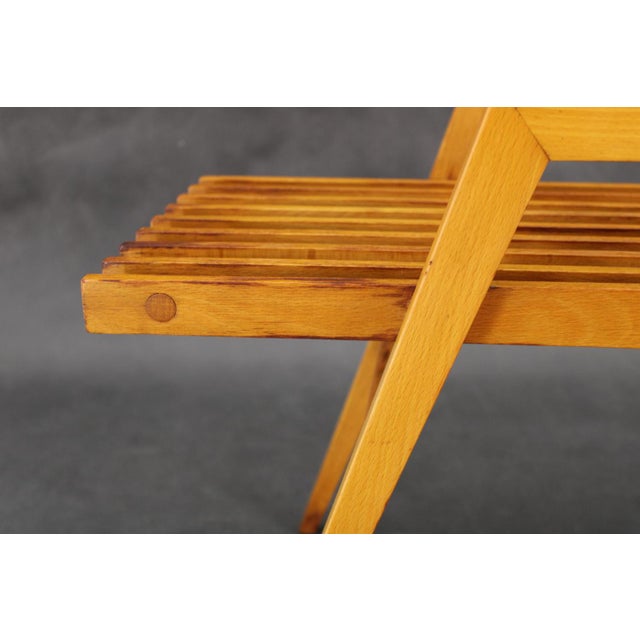 Beech Flower Pot Stand, Czechoslovakia, 1970s For Sale - Image 9 of 12