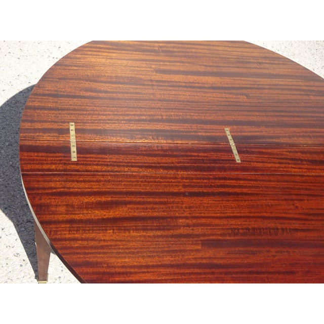 Empire Extendable Half-Moon Console Table, 1950s For Sale - Image 16 of 18