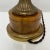 Lamp Base in Amber Bakelite and Golden Brass in the style of Maison Jansen For Sale - Image 3 of 11