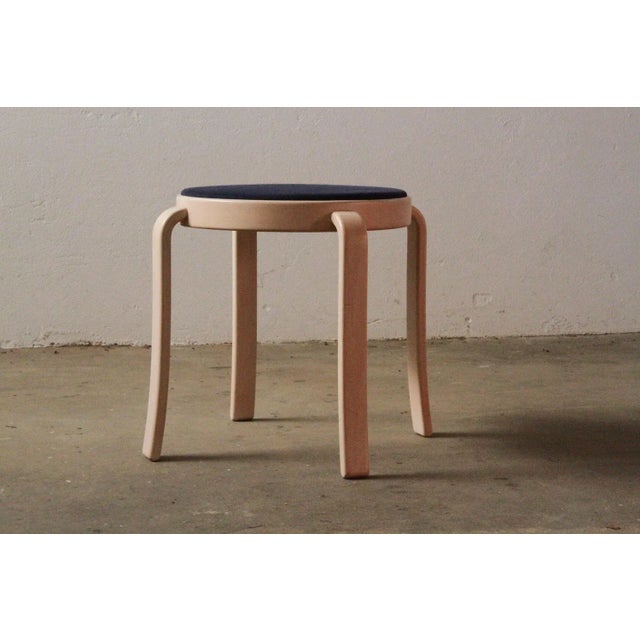 Vintage Stool by Rud Thygesen & Johnny Sørensen, 1980s For Sale - Image 10 of 11