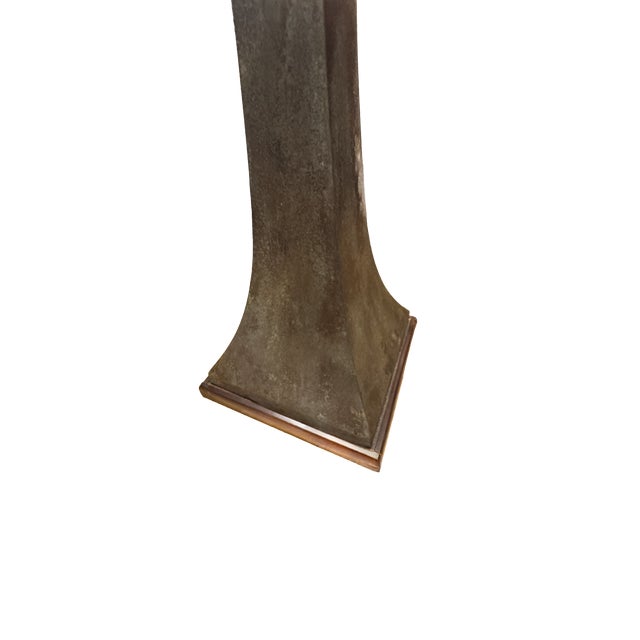 1960s 1960s Verdigris Bronze Floor Lamp For Sale - Image 5 of 14