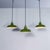 Classic Green Hanging Lamp from Revo, 1940s For Sale - Image 10 of 10