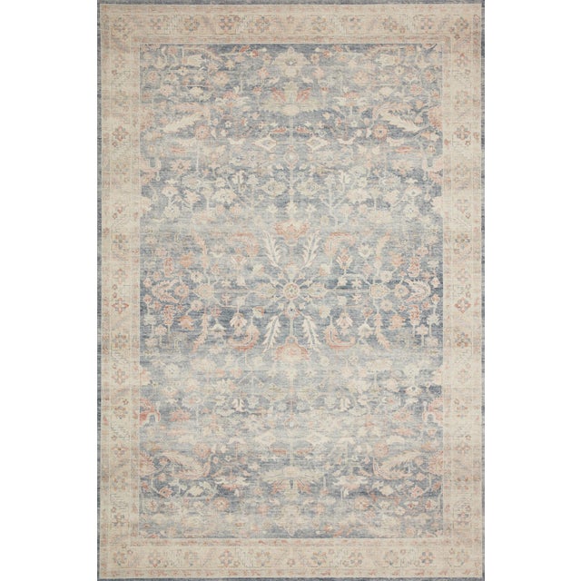 Loloi Rugs Hathaway Blue/Multi 3'-6" x 5'-6" Area Rug For Sale In Dallas - Image 6 of 6
