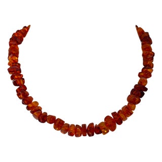 Vintage Baltic Amber Necklace For Sale