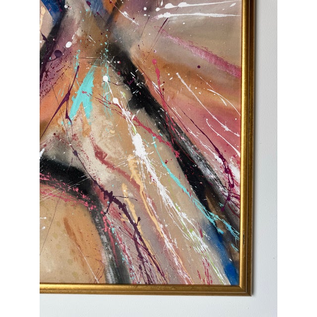 Large - Craig C. Reheis (1941-1991) Expressionist Abstract Painting For Sale In Miami - Image 6 of 11