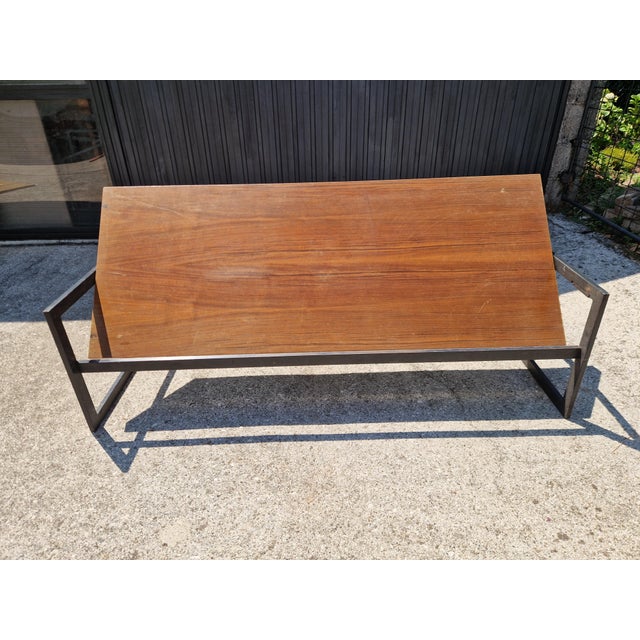 Vintage Double-Sided Coffee Table, 1970s For Sale - Image 4 of 18