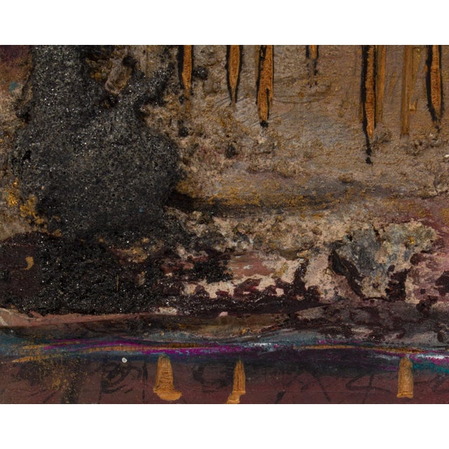 Contemporary Juliet Holland Signed “Sand Script 15” Mixed Media Assemblage For Sale - Image 3 of 7