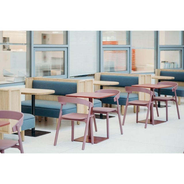 Set of Nude Dining Chairs in Natural Leather by Made by Choice For Sale - Image 15 of 17