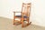 Mission Stickley Harvey Ellis Collection Mission Inlaid Oak Arts & Crafts Rocking Chair For Sale - Image 3 of 14