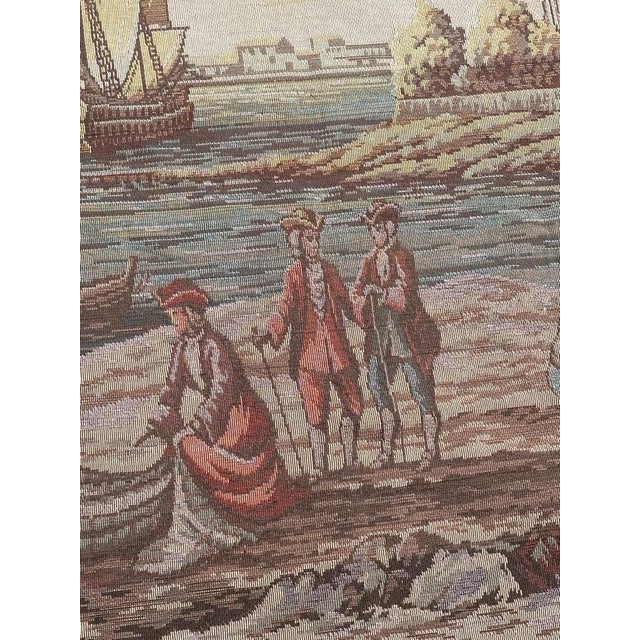 Textile French Aubusson Style Jacquard Tapestry, 1950s For Sale - Image 7 of 14