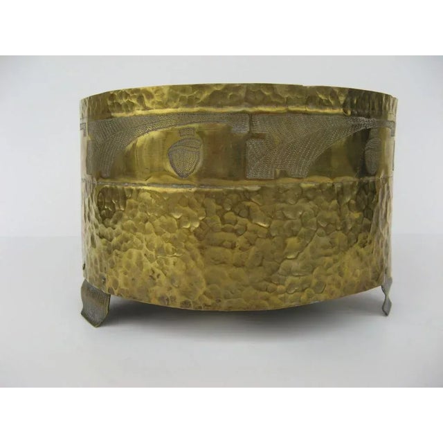 Arts and Crafts Brass Planter Acorns For Sale In Denver - Image 6 of 6