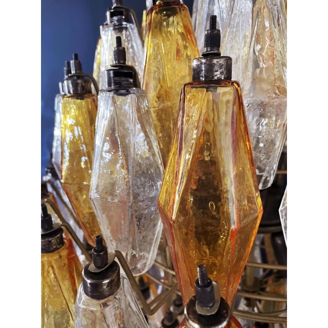 Spherical Murano Glass Chandelier, 1981 For Sale - Image 11 of 18