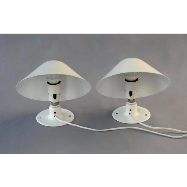 Metal Vintage Danish Mini Vip V025 Wall Lamps by Jorgen Gammelgaard for Pandul, 1983, Set of 2 For Sale - Image 7 of 10