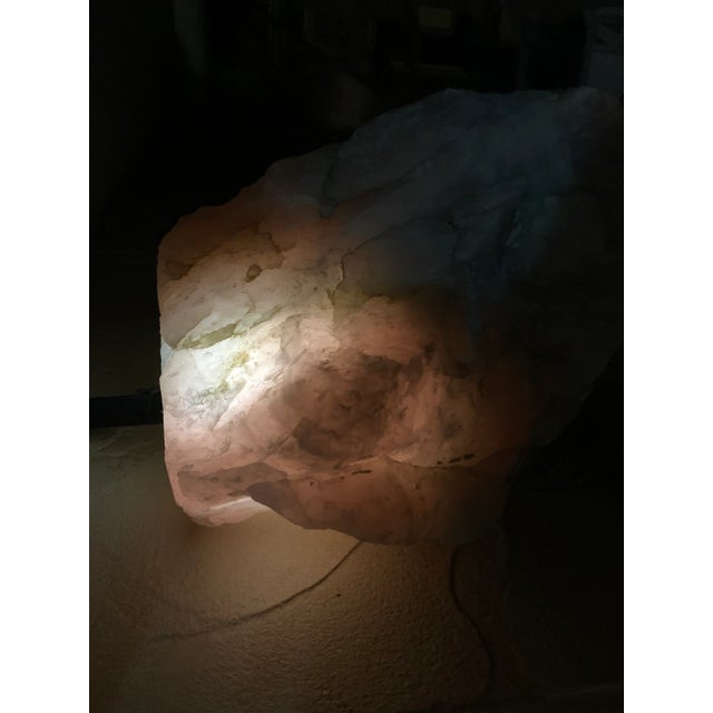 Large Raw Rose-Quartz Crystal Stone For Sale - Image 12 of 12