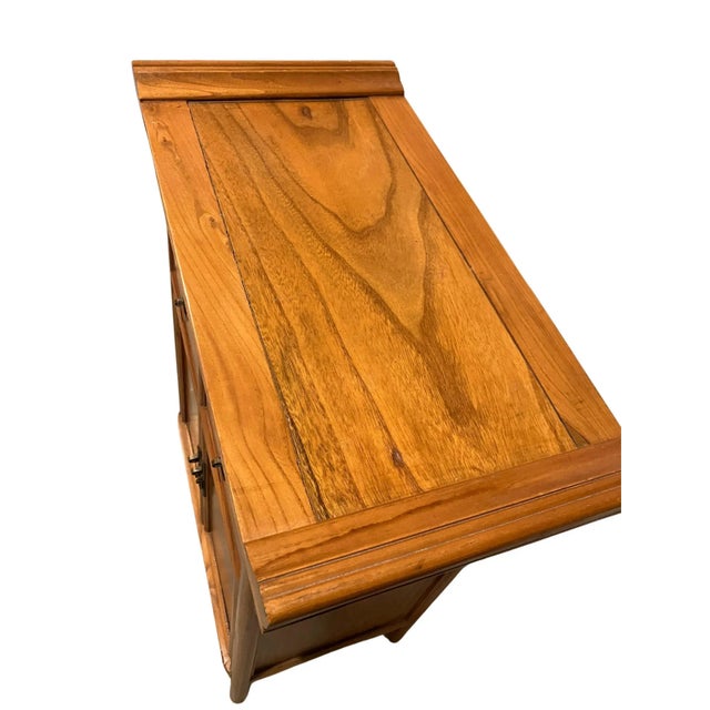 1980s Pair of Vintage Small Chinese Altar Coffer-Style Nightstands For Sale - Image 9 of 11