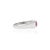 Metal 14k White Gold Natural Mozambique Ruby Chic Signet Ring Size 5 For Sale - Image 7 of 16