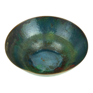 Mid 20th Century Enamel on Copper Decorative Bowl