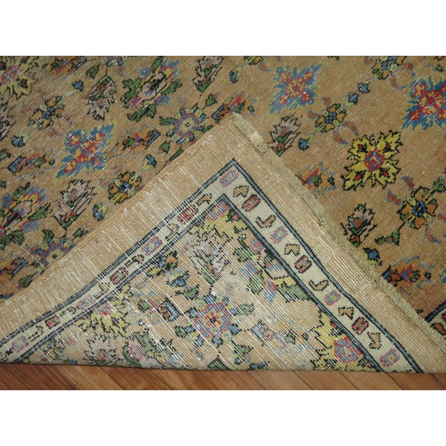 Antique Persian Mahal Square Wool Foyer Size Rug - 5' x 6'2" For Sale In New York - Image 6 of 6