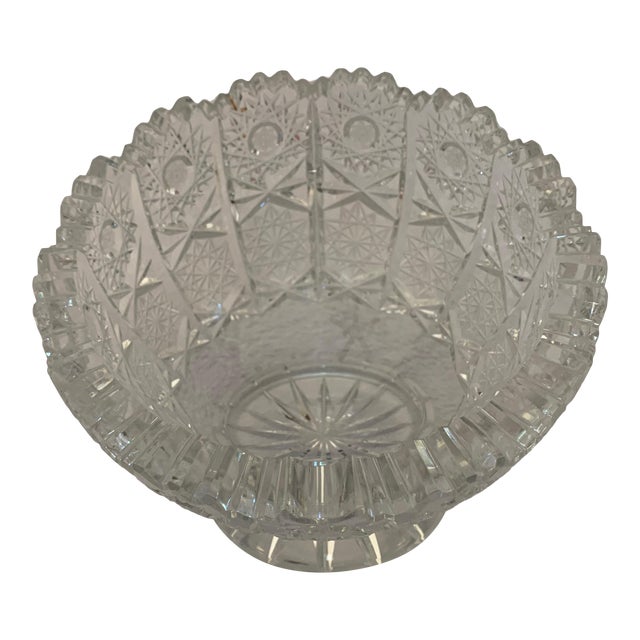 Vintage Mid 20th Century American Cut Glass Small Bowl Chairish