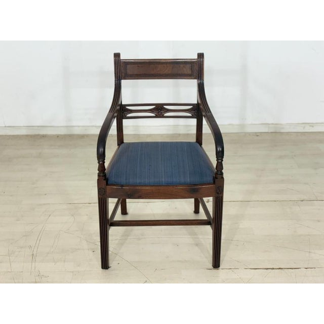 English Dining Chairs in Mahogany, Set of 4 For Sale - Image 15 of 15