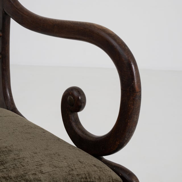 19th Century Regency Sabre-Leg Armchair For Sale In Greensboro - Image 6 of 17