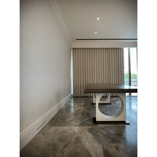 Early 21st Century Dining Table in Oak and Bronze, 2018 For Sale - Image 5 of 11