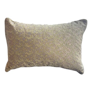 Green Lions Fortuny Pillow For Sale