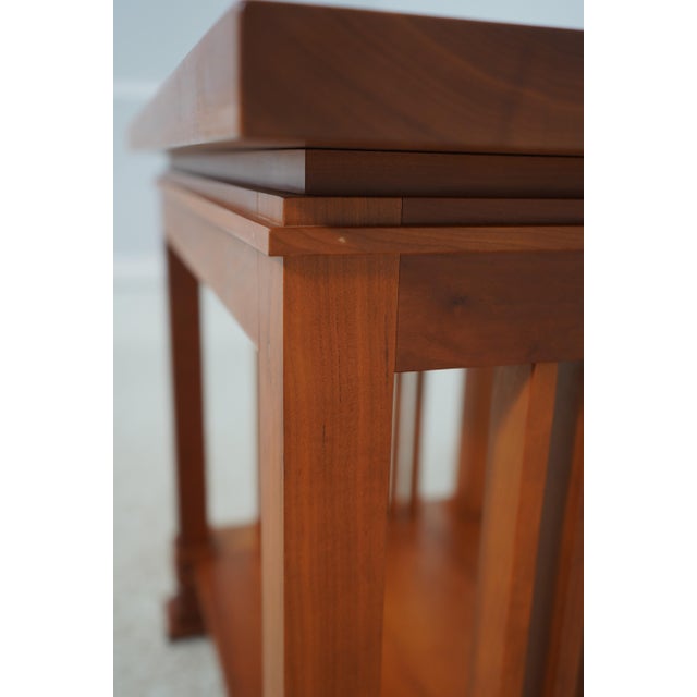 Swartzendruber Studio Crafted Cherry Mission Style Side Table For Sale - Image 10 of 12