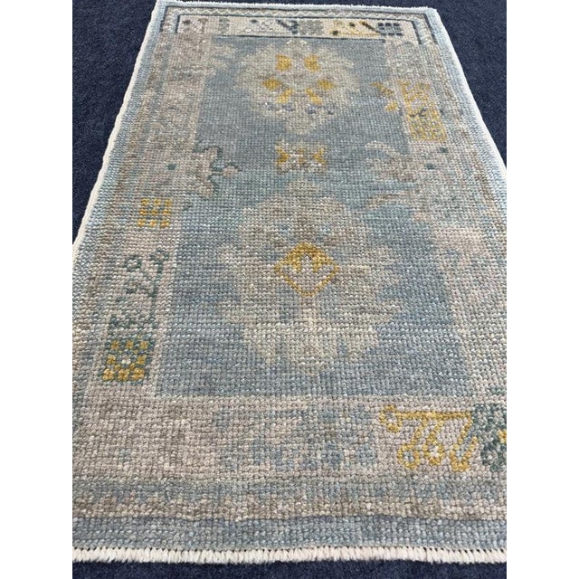 Turkish Oushak Rug 2'1" x 3'5" #24407 Explore a curated collection of hallway runners, wool rugs, and handmade...