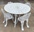 Mid Century Iron Garden Table and 4 Chairs For Sale - Image 4 of 12