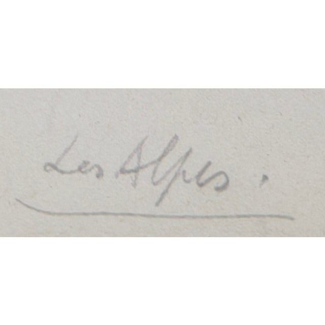 Alberto Giacometti, The Alps, 1963, Original Lithograph For Sale - Image 6 of 9