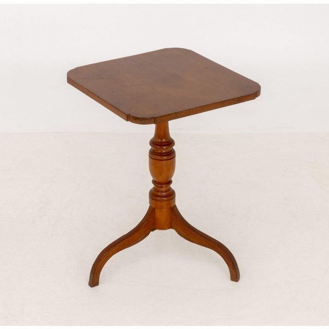American Mahogany Tripod Table For Sale In New York - Image 6 of 7