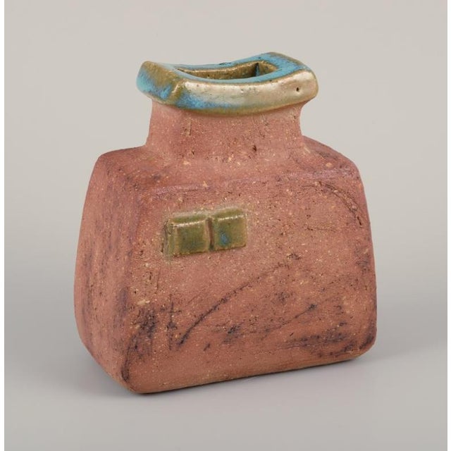 Ceramic Vase by Curt Magnus Addin, 1970s For Sale - Image 4 of 8