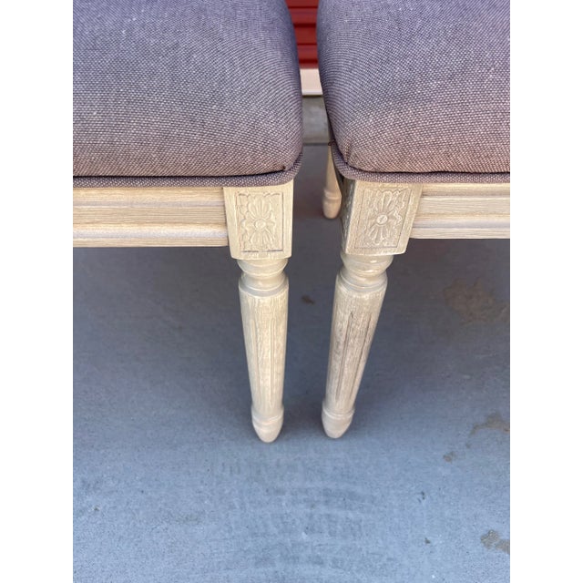 2020s Safavieh Gray Buchanan French Brasserie Pair of Dining Chairs For Sale - Image 5 of 9