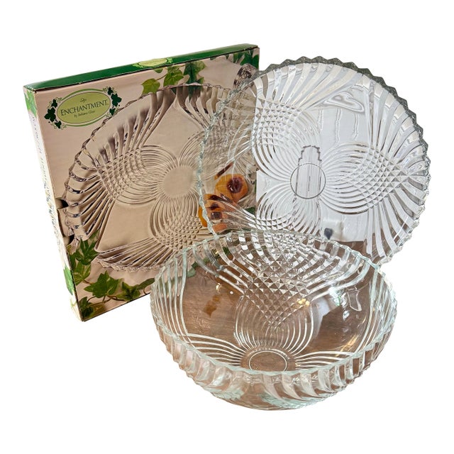 Enchantment Bowl and Platter Set - 2pcs For Sale
