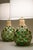 1970s Matched Pair XL Bottle Green Glass Globe Rope Macrame Net Fish Float Coastal Tiki Table Lamps Nos "New-Old-Stock" Unused For Sale - Image 4 of 13