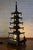 Mid 20th Century Asian Modern Japanese Pagoda Lamp For Sale - Image 10 of 10